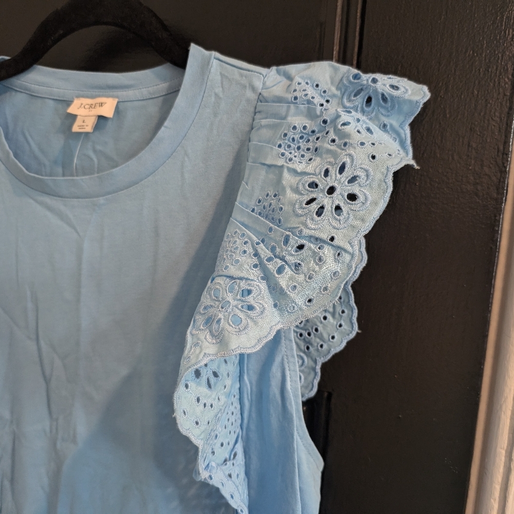 J Crew shirt blouse short sleeve Women's BNWT - Picture 5 of 16